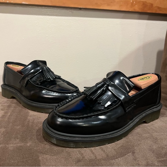 Dr. Martens Adrian Smooth Leather Tassel Loafers Size 8M